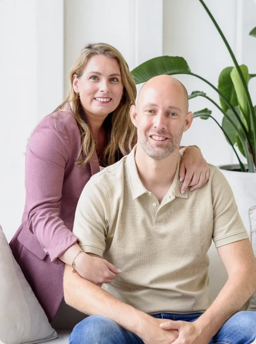 Wouter en Lay, oprichters van Dividend Community